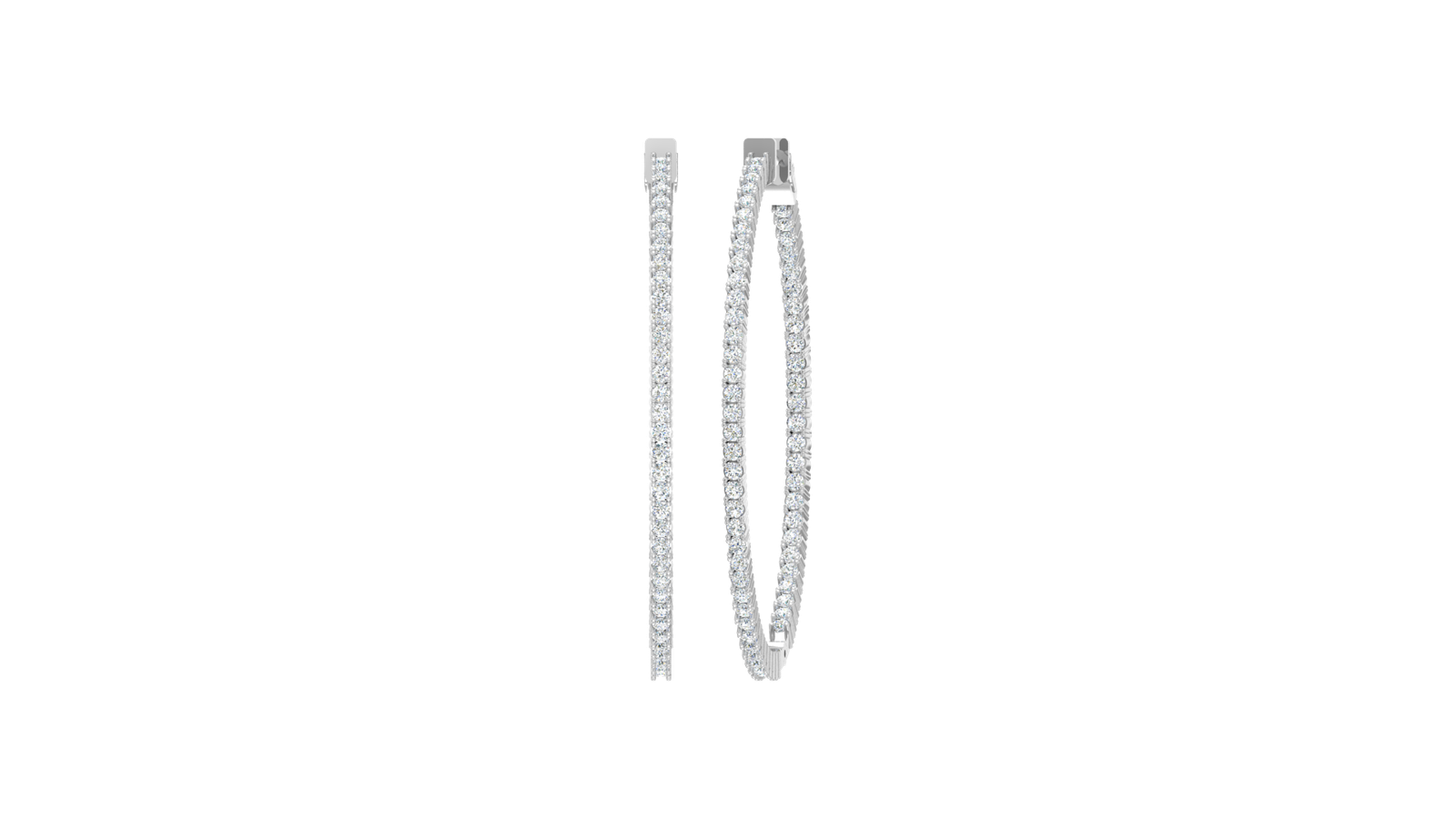 Hoops Natural Earrings